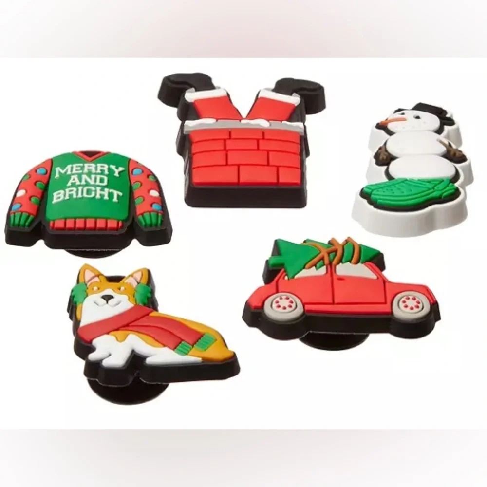 Crocs Jibbitz Christmas Mix - 5 Pack, new in package